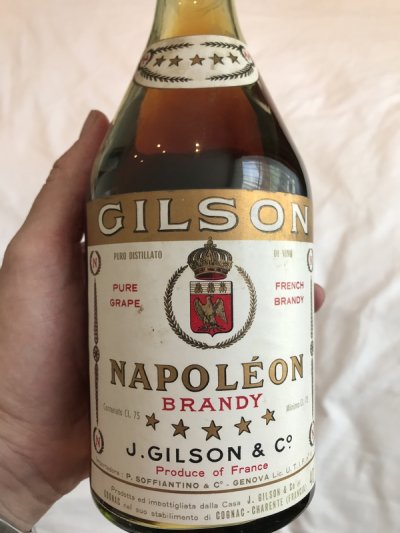 1950's Gilson Napolean brandy - great bottle