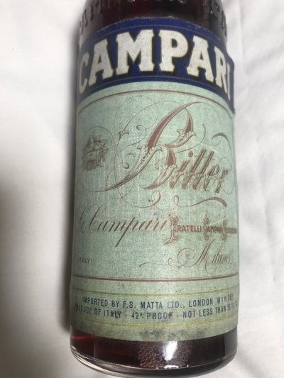 1950's Campari - perfect bottle well stored 