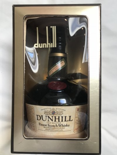 1970's Boxed Dunhill old masters Whisky - 43% - perfect bottle 