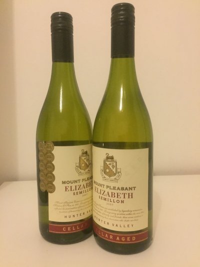 McWilliam's Mount Pleasant Elizabeth Cellar Aged Semillon 2007 x 2