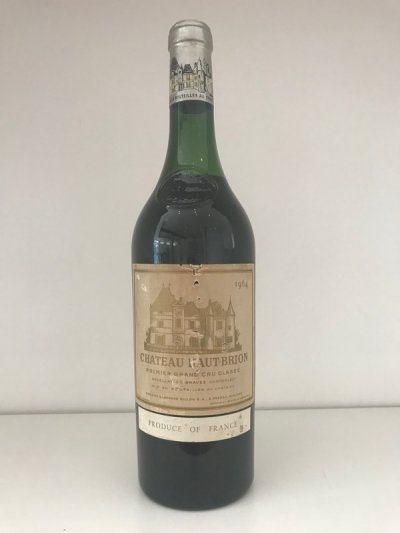 August Lot 11. Chateau Haut Brion 1964 (1 bottle)