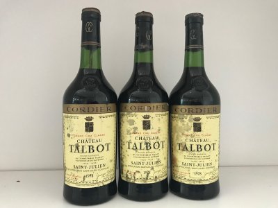 August Lot 20. Chateau Talbot 1978 (3 bottles)