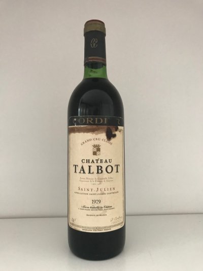 August Lot 21. Chateau Talbot 1979 (1 bottle)