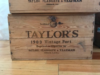 August Lot 27. Taylor Vintage Port 1983 (12 bottle OWC)