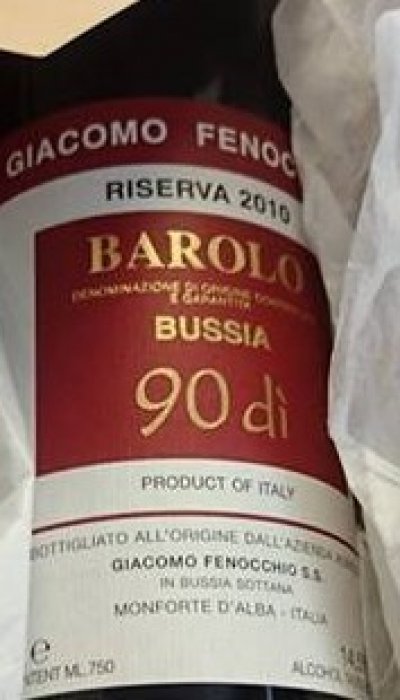 2010 Barolo Bussia 90di Giacomo Fenocchio Riserva, Piedmont (rare)