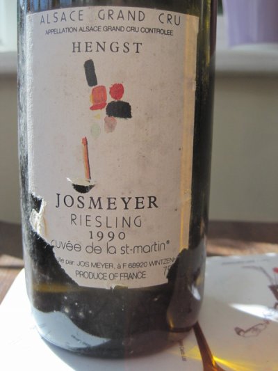 Riesling Hengst Alsace Grand Cru 1990 Josmeyer