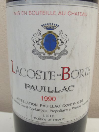1990 LACOSTE-BORIE / Pauillac