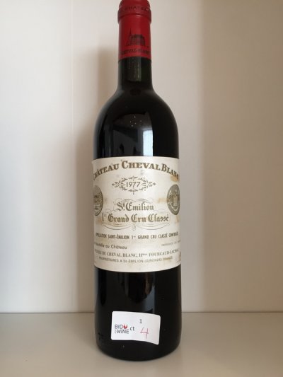 Chateau Cheval Blanc 1977 (1 bottle) September Lot 9.