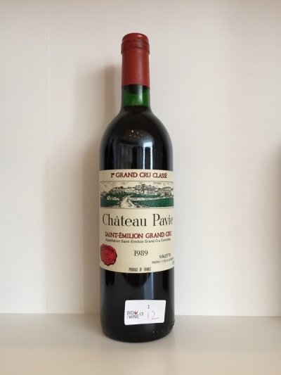 Chateau Pavie 1989 (1 bottle) September Lot 17.