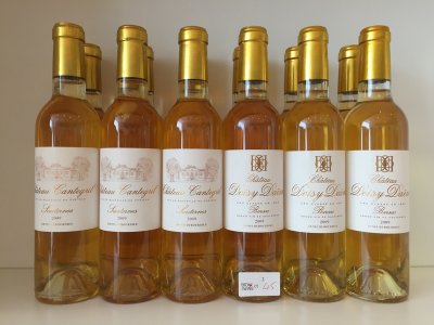 2009 Sweet White Bordeaux Tasting Case (12 half-bottles) September Lot 50.