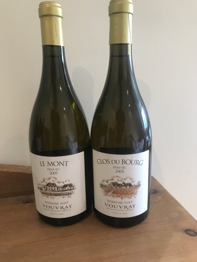 Vouvray Demi-Sec, Huet, 2005, 1 btl each of Le Mont and Clos du Bourg (ERP 91+pts)