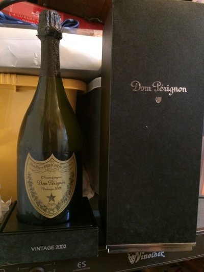 Dom Perignon Brut, 2003 Champagne,