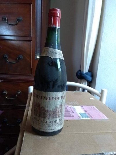 Chateau Fortia Chateaneuf du Pape 1970 RP 98
