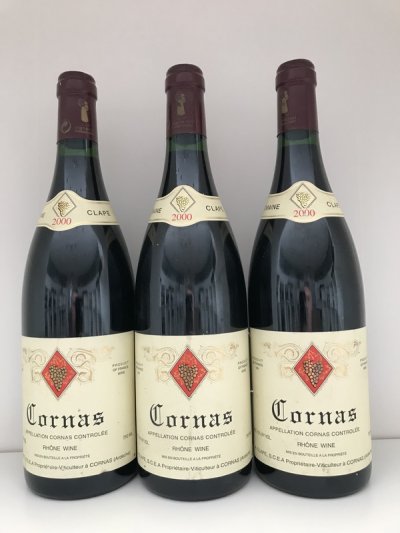 Cornas Pierre-Auguste Clape 2000 (3 bottles) September Lot 89.