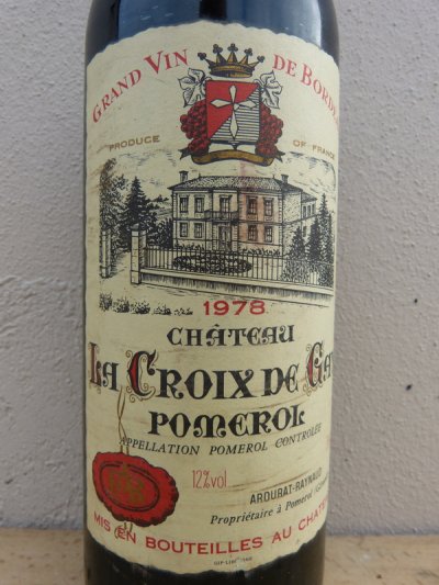 1978 Château LA CROIX DE GAY / Pomerol