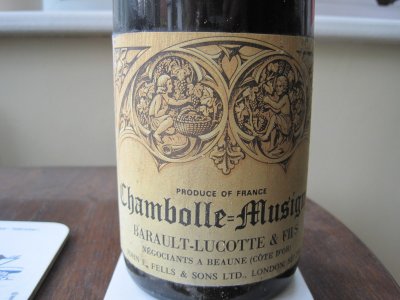 Chambolle-Musigny 1966 Barault-Lucotte