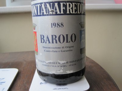 Barolo 1988 Fontanafredda