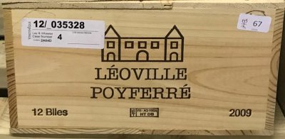 Chateau Leoville Poyferre 2009 [OWC of 12 bottles] [October Lot 31.]