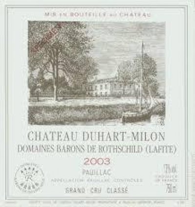 Chateau Duhart Milon 2003 [OWC of 12 bottles] [October Lot 5.]
