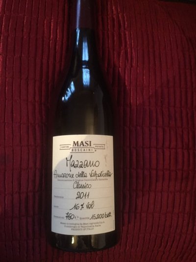 Mazzano Amarone Classico della Valpolicella 2011