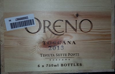Tenuta Sette Ponti Oreno Toscana IGT 2013 [OWC of 6 bottles] [October Lot 230]