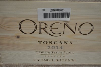 Tenuta Sette Ponti Oreno Toscana IGT 2014 [OWC of 6 bottles] [October Lot 231]