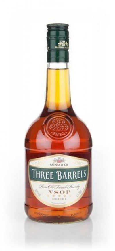Three Barrels Rare Old French Brandy VSOP 70cl