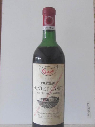 Chateau Pontet Canet 1969 ( WS £192 ).