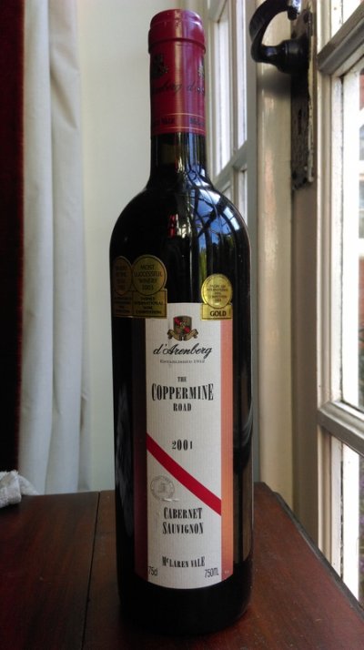 d'Arenberg Coppermine Road 2001 93/100 WA