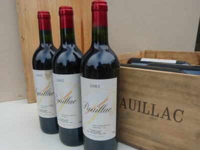 2002 PAUILLAC from Ulysse Cazabonne