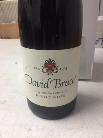 2015 David Bruce Pinot Noir, Sonoma County