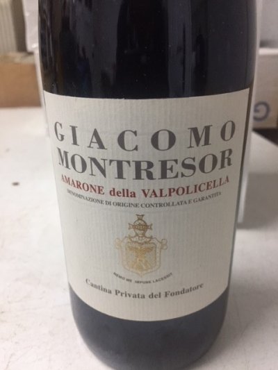 2010 Giacomo Montrsor Amarone