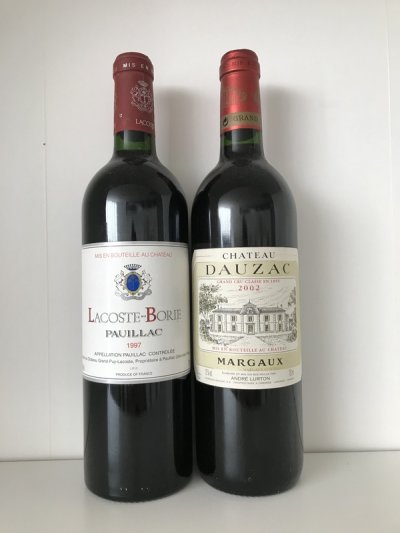 Lacoste Borie 1997 [1 bottle] & Dauzac 2002 [1 bottle] [October Lot 237]