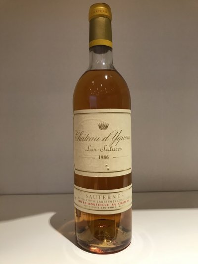 Chateau d'Yquem 1986 [1 bottle] [October Lot 238]
