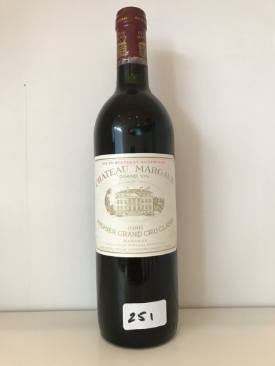 Chateau Margaux 1986 [1 bottle] [October Lot 251]