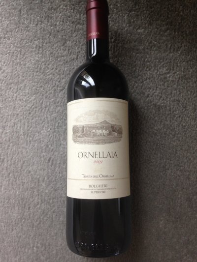 ORNELLAIA 2009 BOLGUERI SUPERIORE ITALY