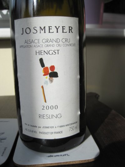 Riesling Hengst Alsace Grand Cru 2000 Josmeyer (CT 90)