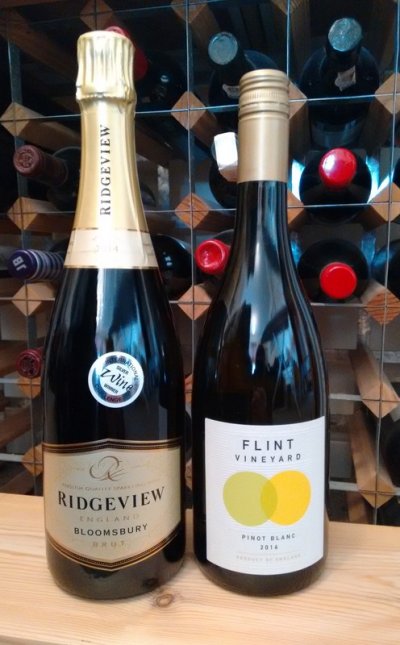 Ridgeview Bloomsbury Brut and Flint Vineyard Pinot Blanc