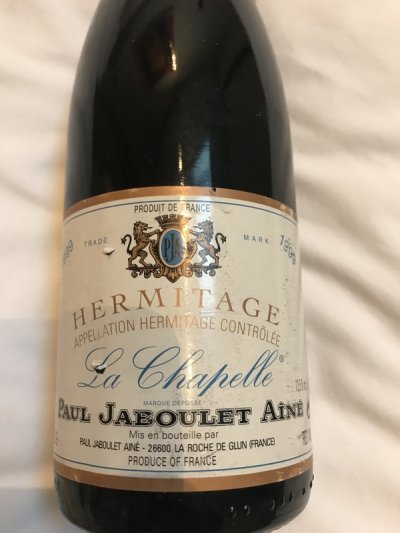1999 Hermitage - La Chapelle   Paul Jaboulet - great vintage !