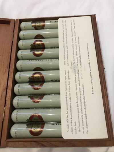 10 Amsterdam cigars in tube and boxed - xmas !