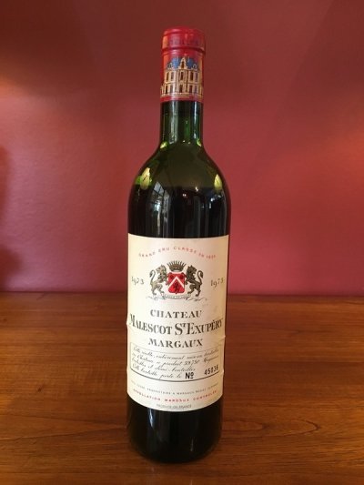 Chateau Malescot St Exupery 1973