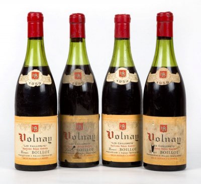 [January Lot 118]Domaine Henri Boillot, Volnay 'Les Caillerets' 1959 [4 bottles] 