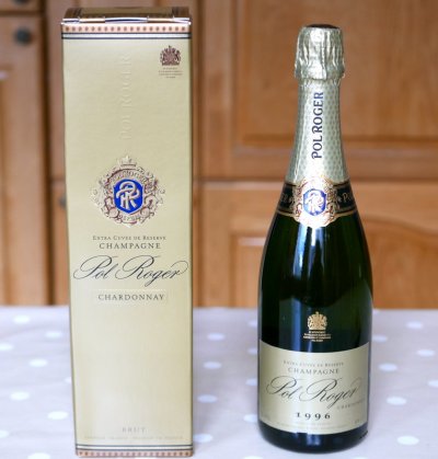 Pol Roger Extra Cuvee de Reserve Champagne, Chardonnay 1996