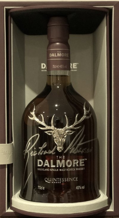 1 x Signed Bottle of Dalmore whisky Quintessence