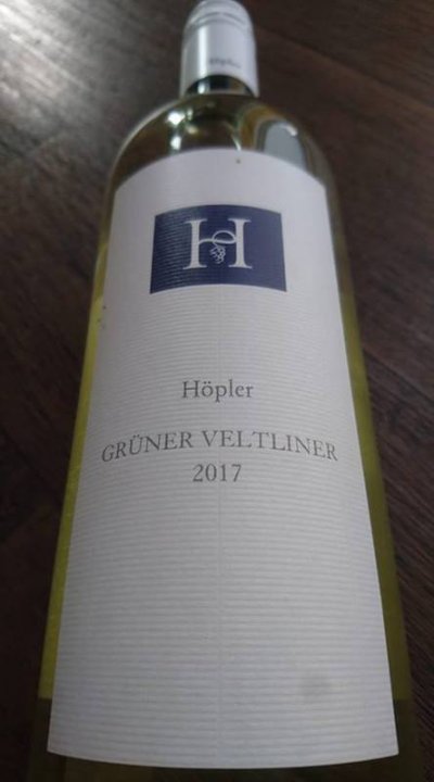 2017 Hopler Gruner Veltliner Burgenland Austria