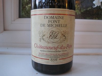 Domaine Font de Michelle 1992 Chateauneuf-du-Pape 
