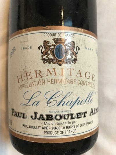 1999 Hermitage - La Chapelle Paul Jaboulet - great vintage !