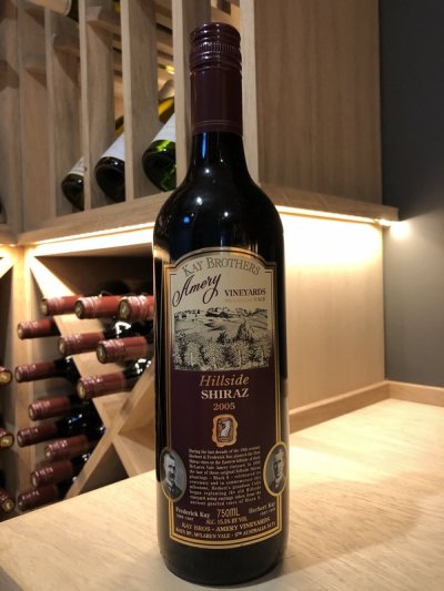 2005 Kay Brothers Hillside Shiraz - 96 pts! - a magnificent wine