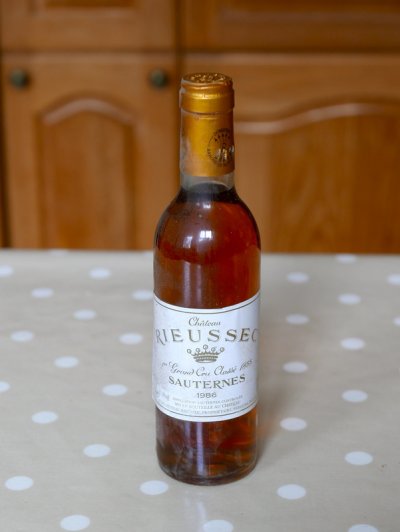 Chateau Rieussec, Grand Cru Classe Sauternes 1986-half bottle
