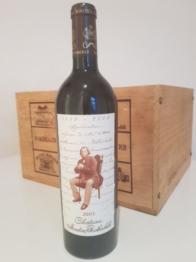 Chateau Mouton-Rothschild 2003 - just out of bond
